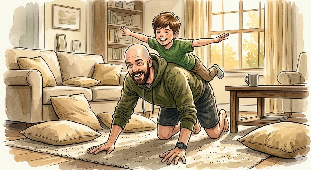 7 vauhdikasta sisäleikkiä isälle ja lapselle