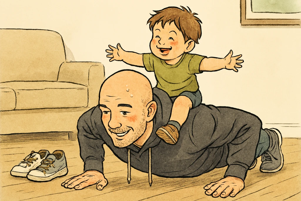 Isän fyysinen terveys: liikunta, ravinto ja palautuminen